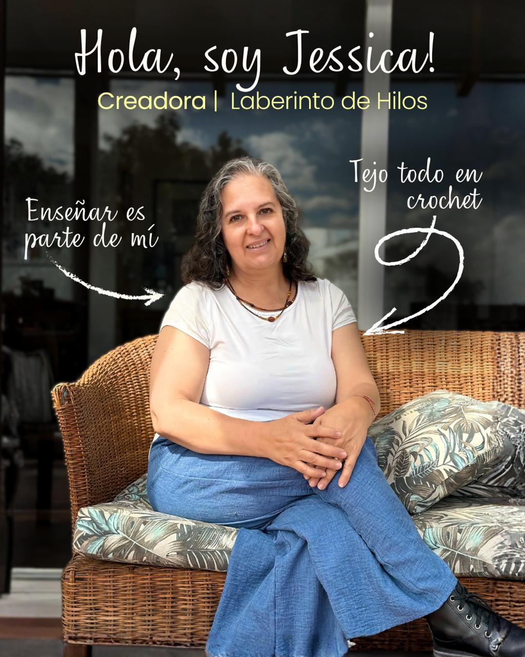 Jessica, cofundadora de Laberinto de Hilos