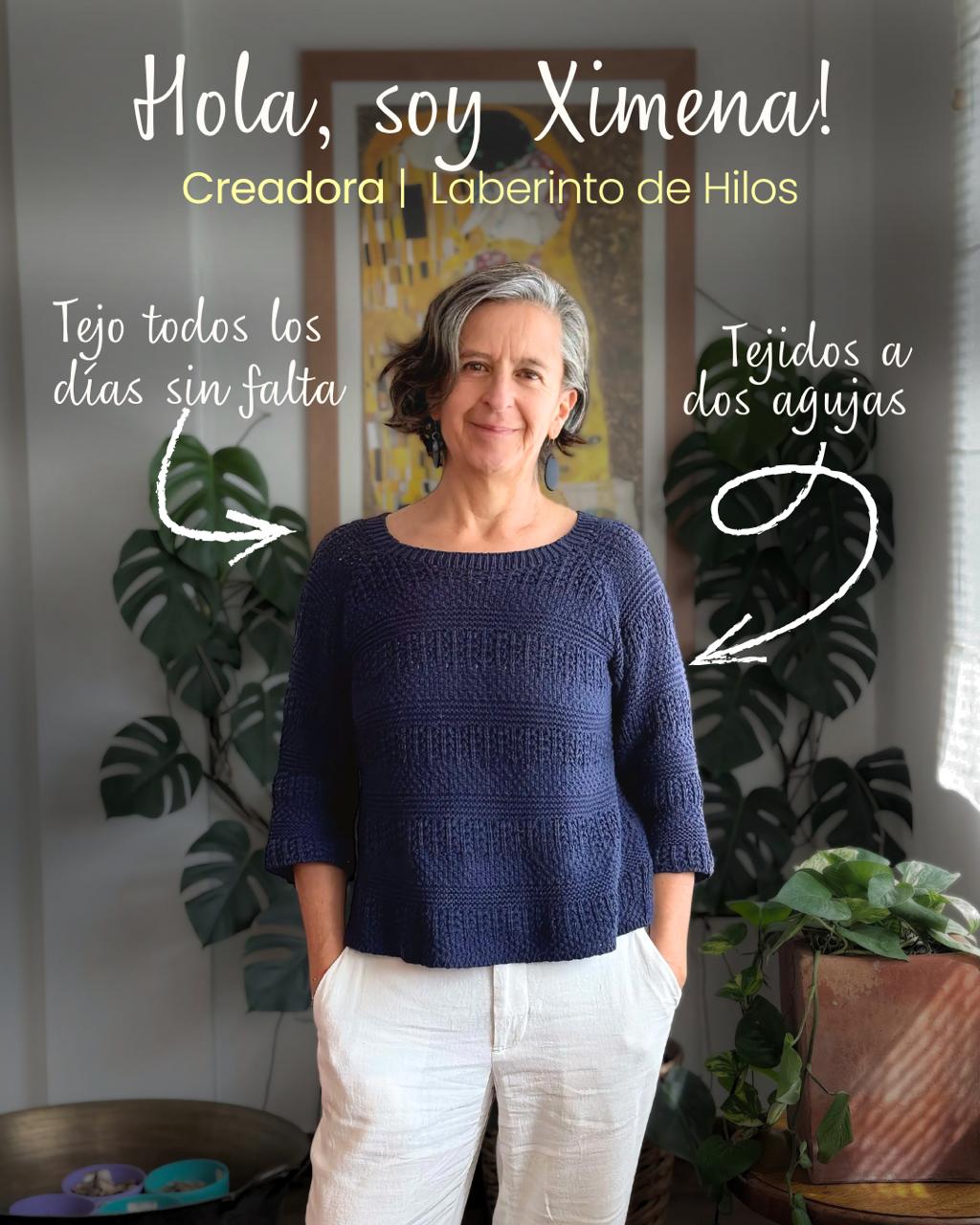Ximena, cofundadora de Laberinto de Hilos