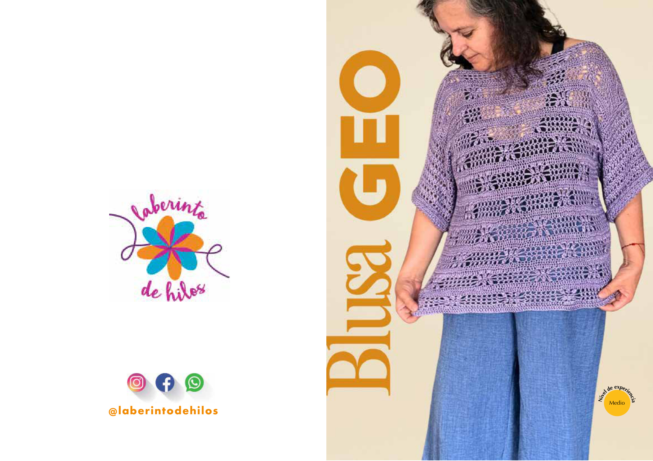 Blusa GEO tejida en crochet